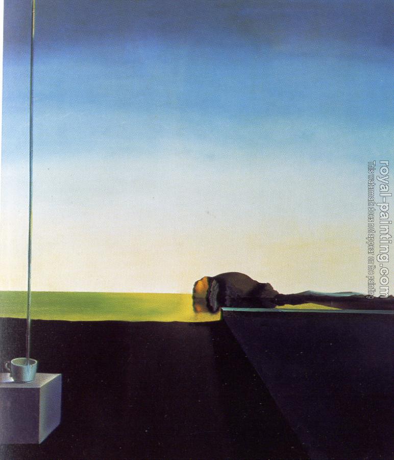 Salvador Dali : The True Painting of The Isle of the Dead by Arnold Bocklin at the Hour of the Angelus